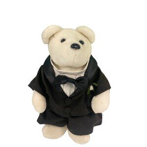 Build-A-Bear Workshop Tuxedo Outfit & White Bear